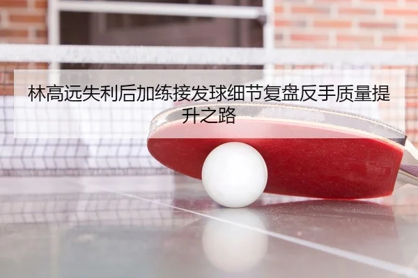 林高远失利后加练接发球细节复盘反手质量提升之路